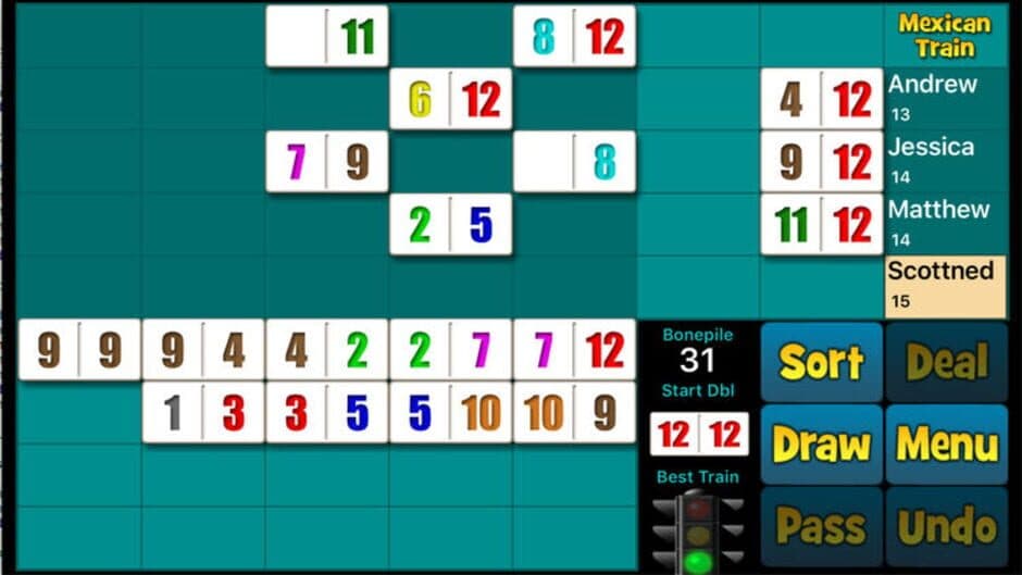 Mexican Train Dominoes 2 screenshot 1
