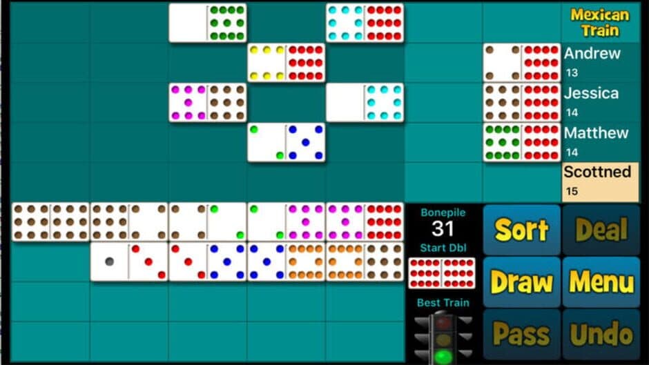 Mexican Train Dominoes 2 screenshot 3