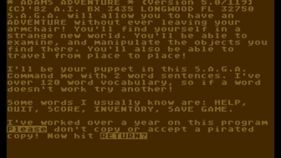 Scott Adams' Graphic Adventure #6: Strange Odyssey screenshot 2