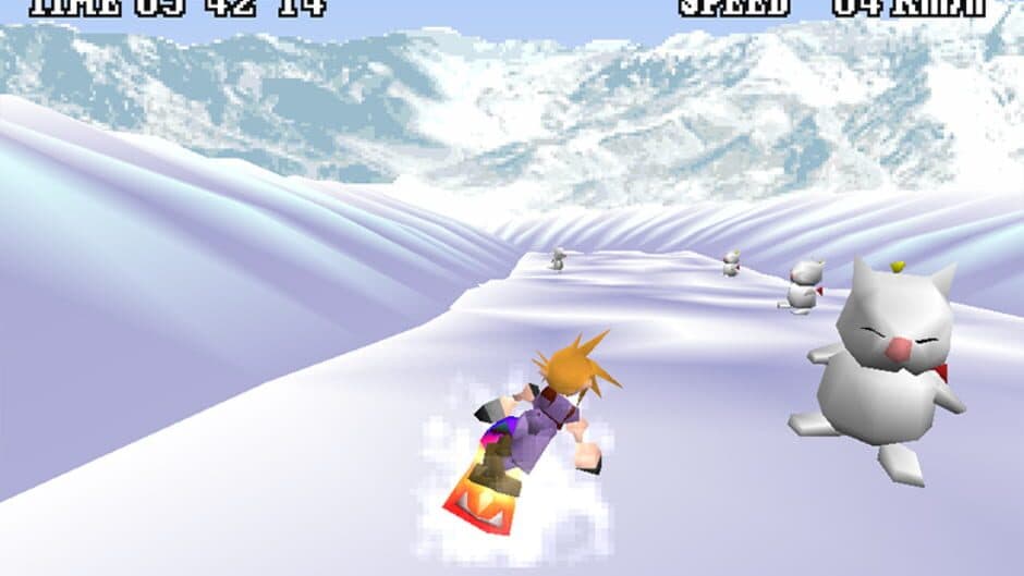 Final Fantasy VII Snowboarding screenshot 3