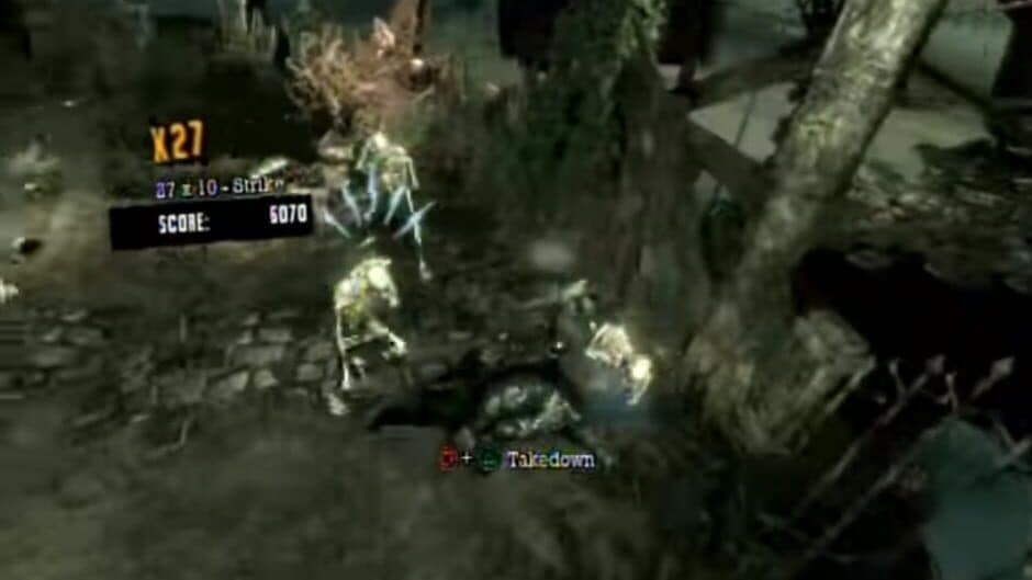 Batman: Arkham Asylum - Dem Bones Challenge Map screenshot 2