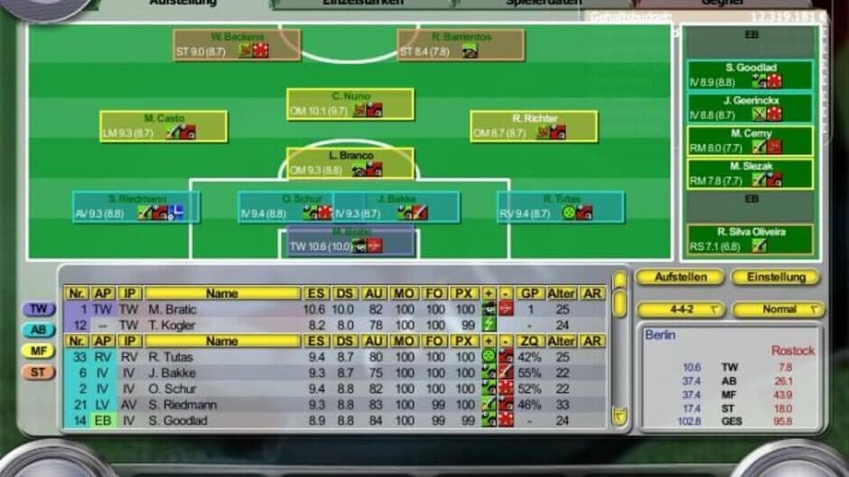 Anstoss 2005 screenshot 1