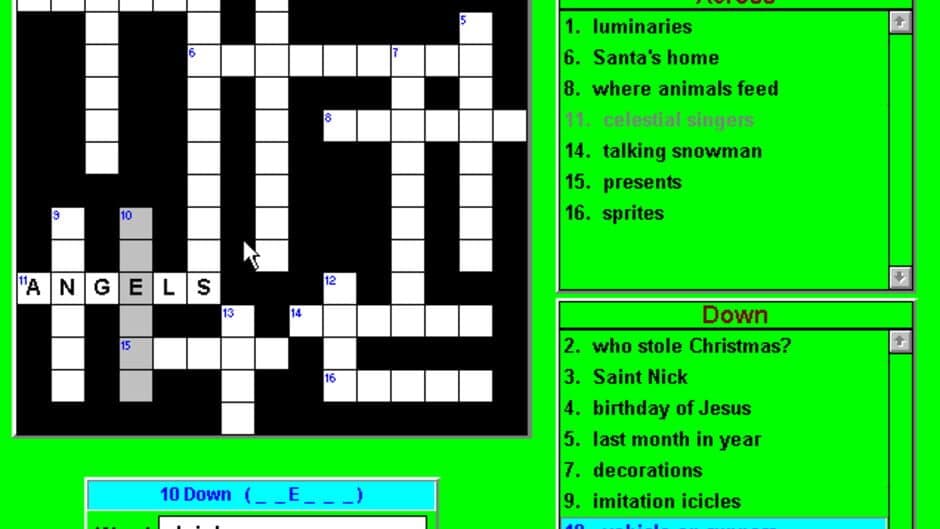 Crosswords & More for Windows screenshot 2