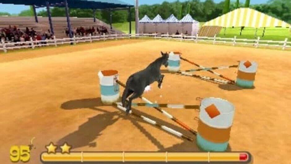 2 Games in 1 I My Western Horse 3D + My Riding Stables 3D: Jumping for the Team screenshot 2