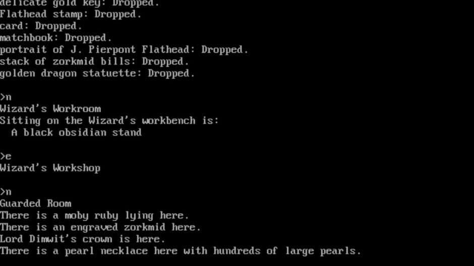 Zork II: The Wizard of Frobozz screenshot 1