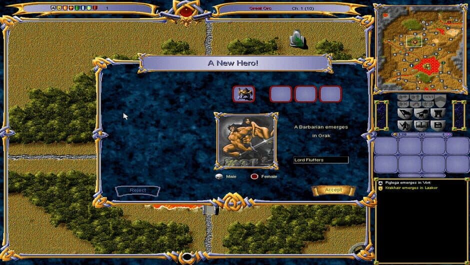 Warlords III: Darklords Rising screenshot 2