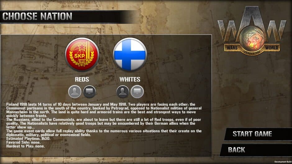 Wars Across the World: Finland 1918 screenshot 2