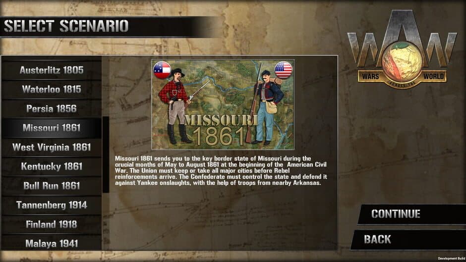 Wars Across the World: Missouri 1861 screenshot 1
