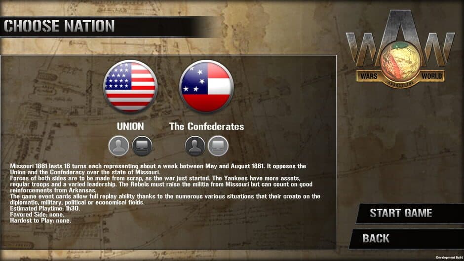 Wars Across the World: Missouri 1861 screenshot 2