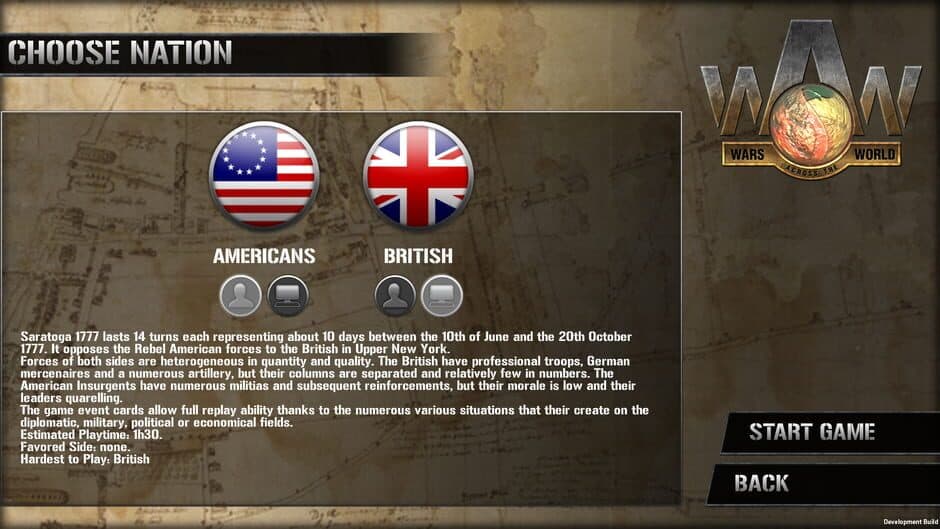 Wars Across the World: Saratoga 1777 screenshot 2