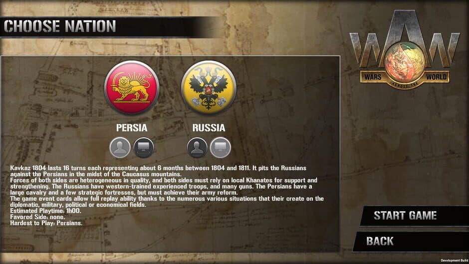 Wars Across the World: Kavkaz 1804 screenshot 2