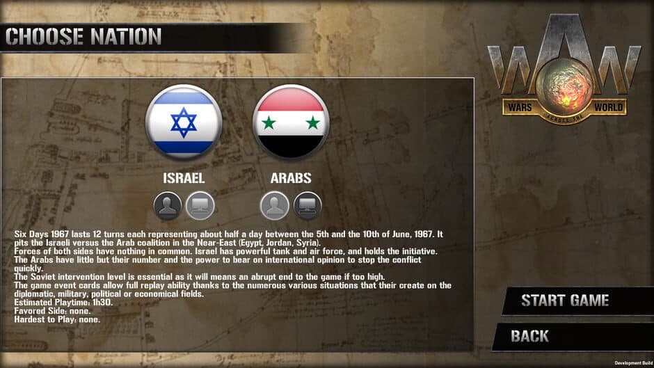 Wars Across the World: Six Days 1967 screenshot 2