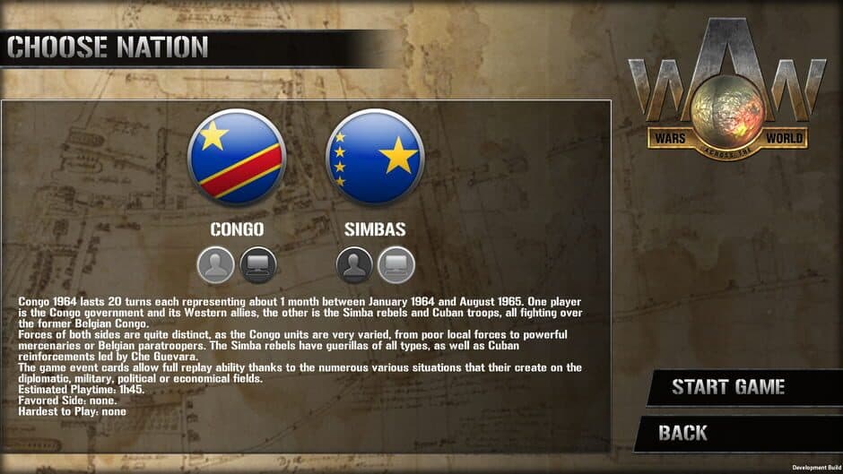 Wars Across the World: Congo 1964 screenshot 2