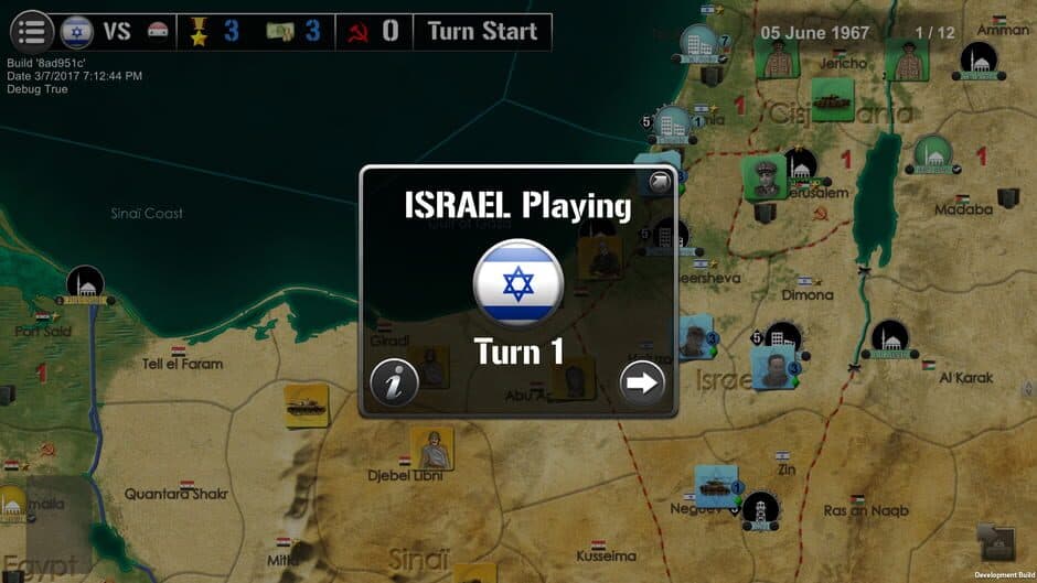 Wars Across the World: Six Days 1967 screenshot 3