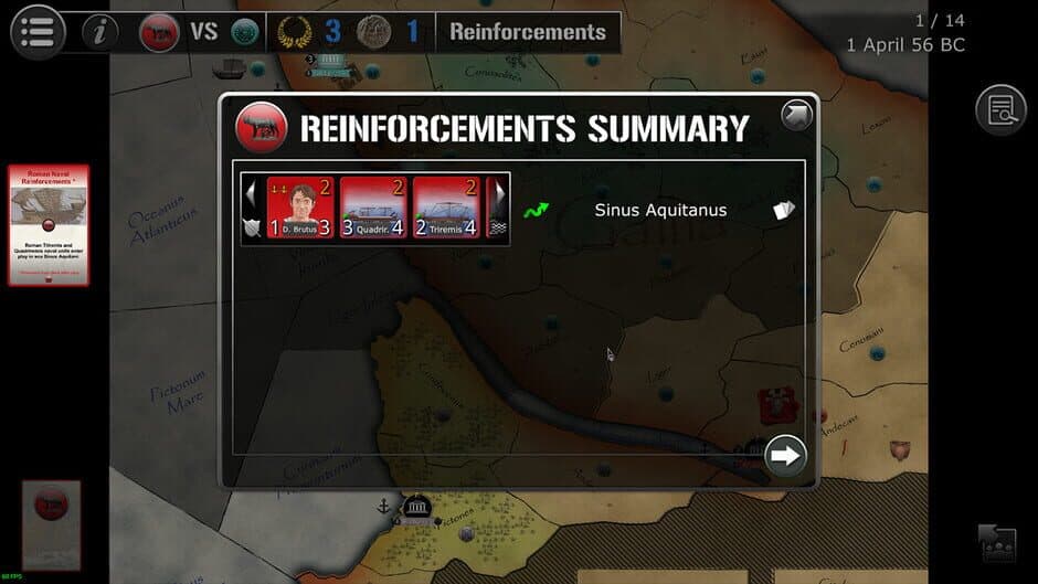 Wars Across the World: Caesar 56 screenshot 2