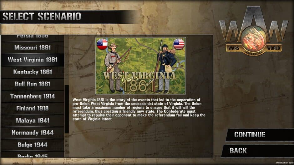 Wars Across the World: West Virginia 1861 screenshot 1