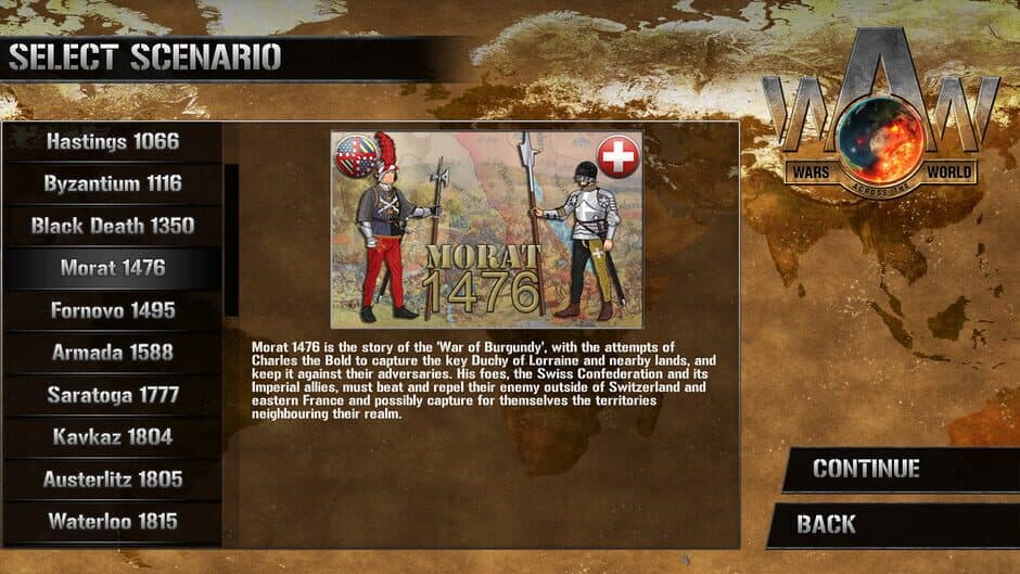 Wars Across the World: Morat 1476 screenshot 1