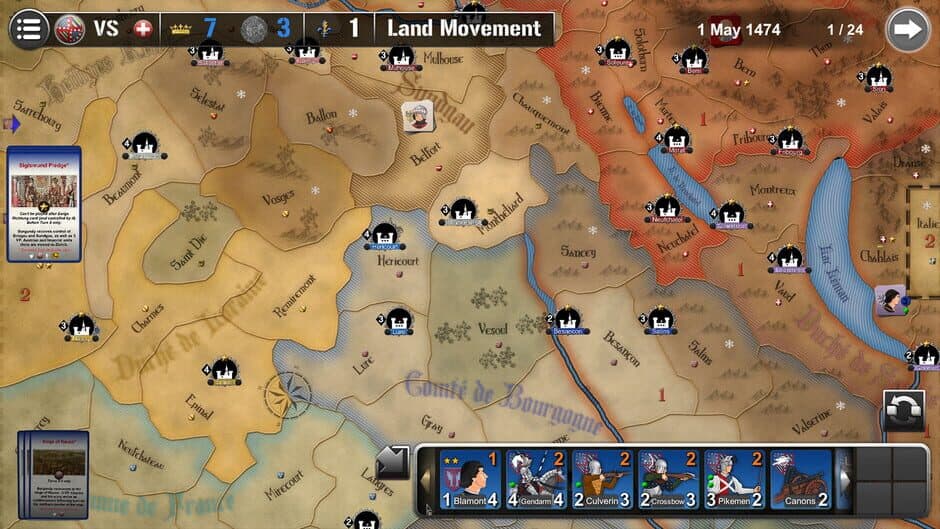 Wars Across the World: Morat 1476 screenshot 3