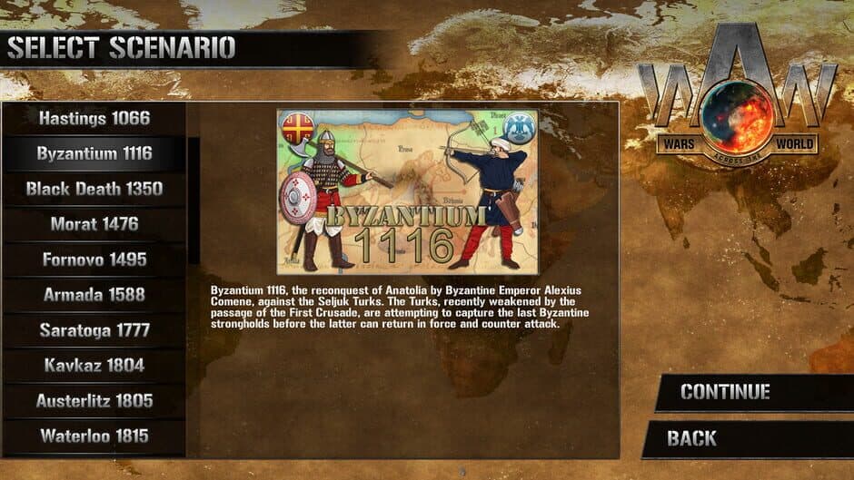 Wars Across the World: Byzantium 1116 screenshot 1