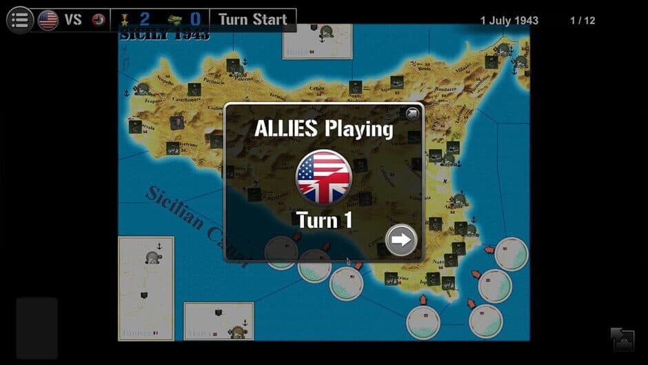 Wars Across the World: Sicily 1943 screenshot 3