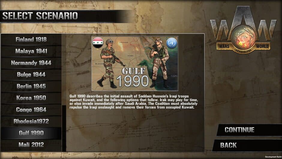 Wars Across the World: Gulf 1990 screenshot 4