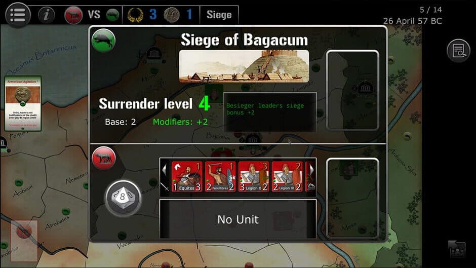 Wars Across the World: Caesar 57 screenshot 3