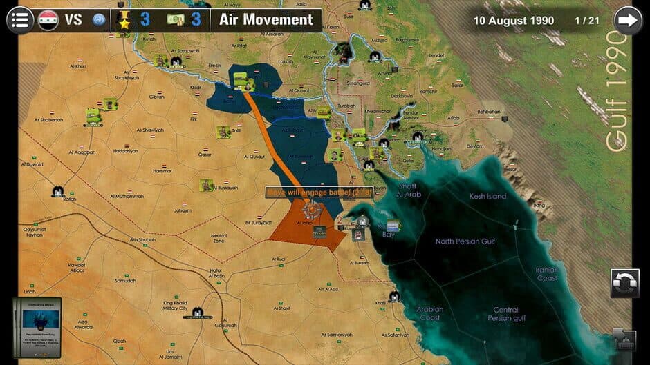 Wars Across the World: Gulf 1990 screenshot 3