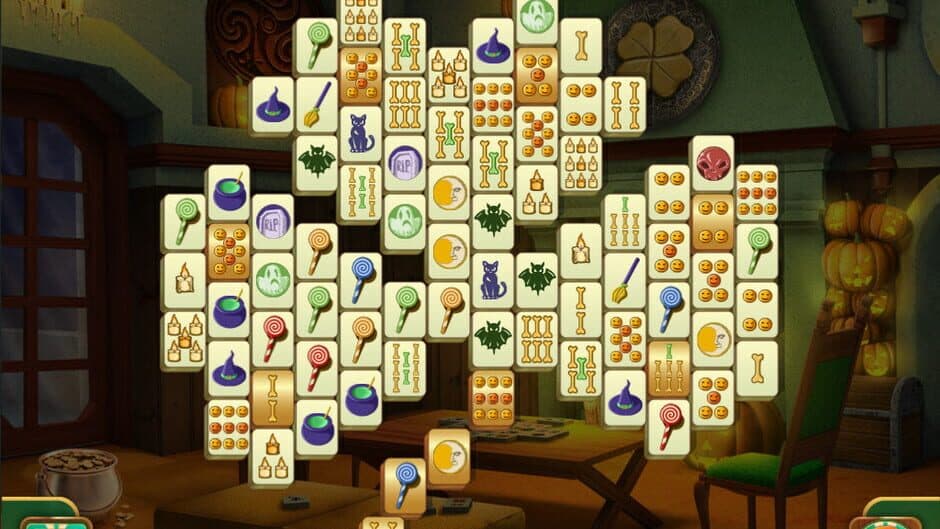 Spooky Mahjong screenshot 2