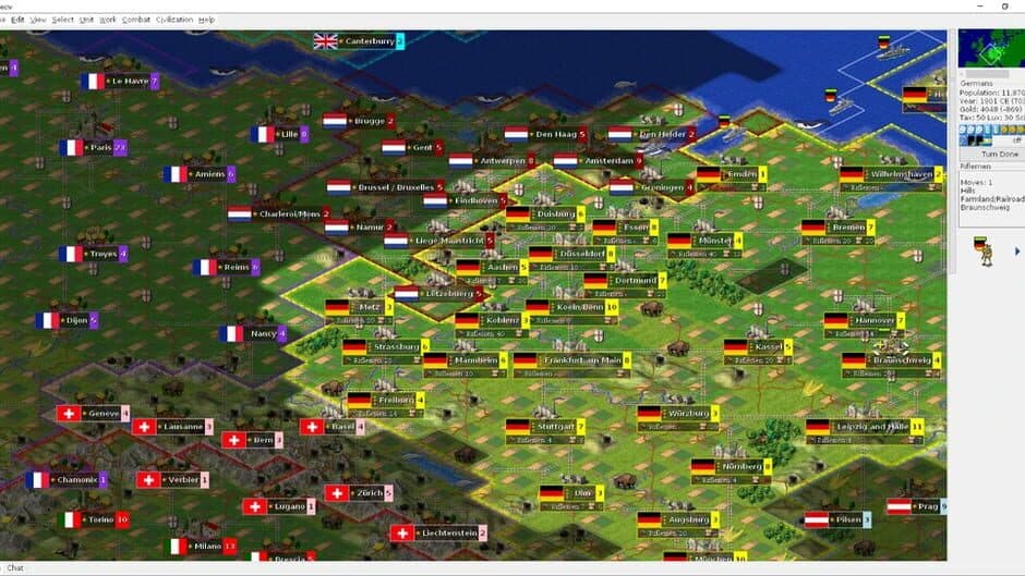 Freeciv screenshot 1