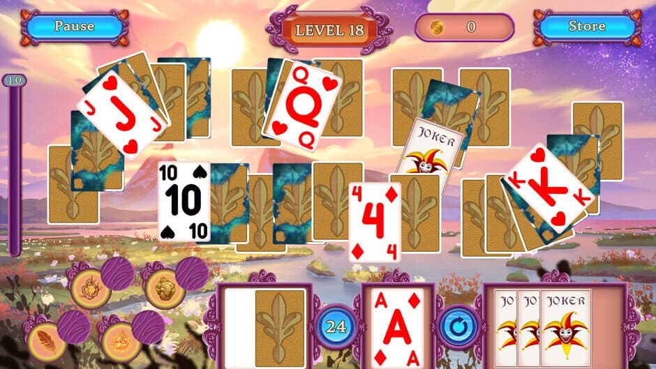 Endless Soul Light Solitaire screenshot 2