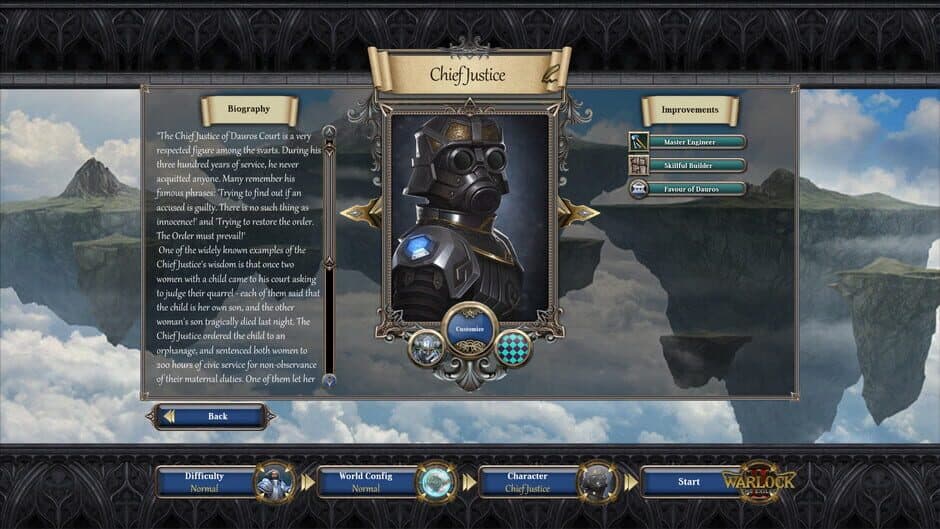 Warlock II: The Exiled - Three Mighty Mages screenshot 1