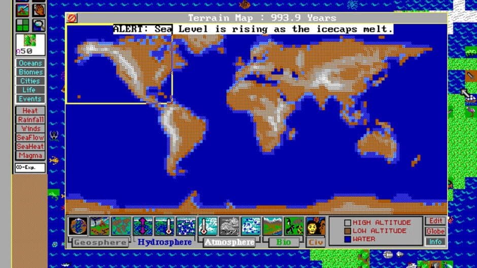 SimEarth: The Living Planet screenshot 3