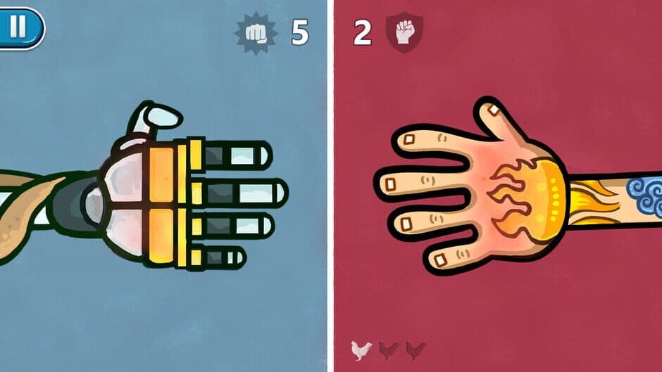 Red Hands: 2-Player Game screenshot 2