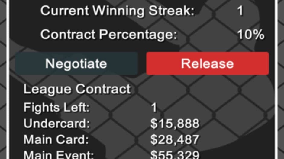 MMA Manager screenshot 4