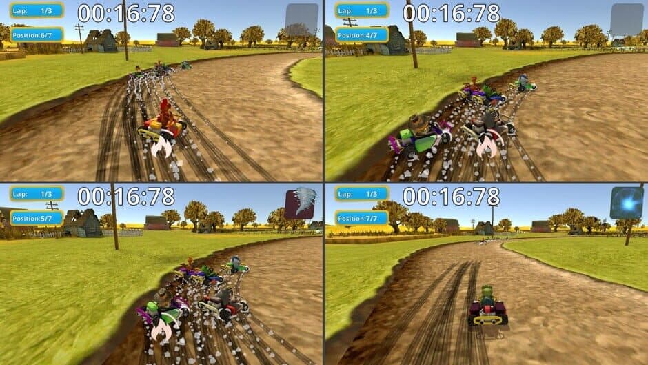 Crazy Chicken Kart 2 screenshot 2