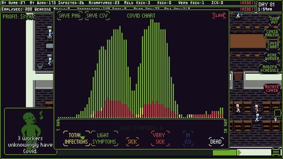Covid Simulator screenshot 1