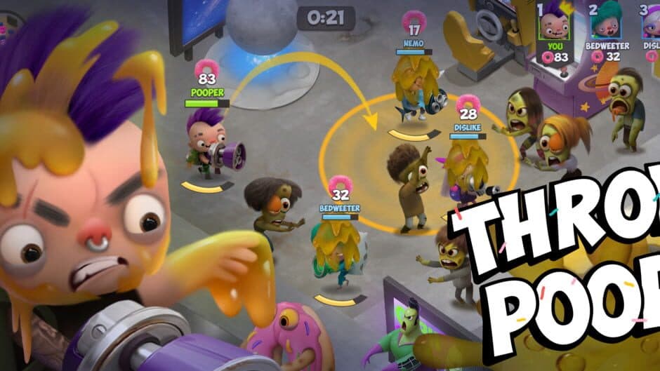 Kids vs Zombies: Donuts Brawl screenshot 4