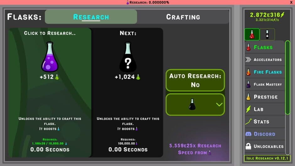 Idle Research screenshot 1