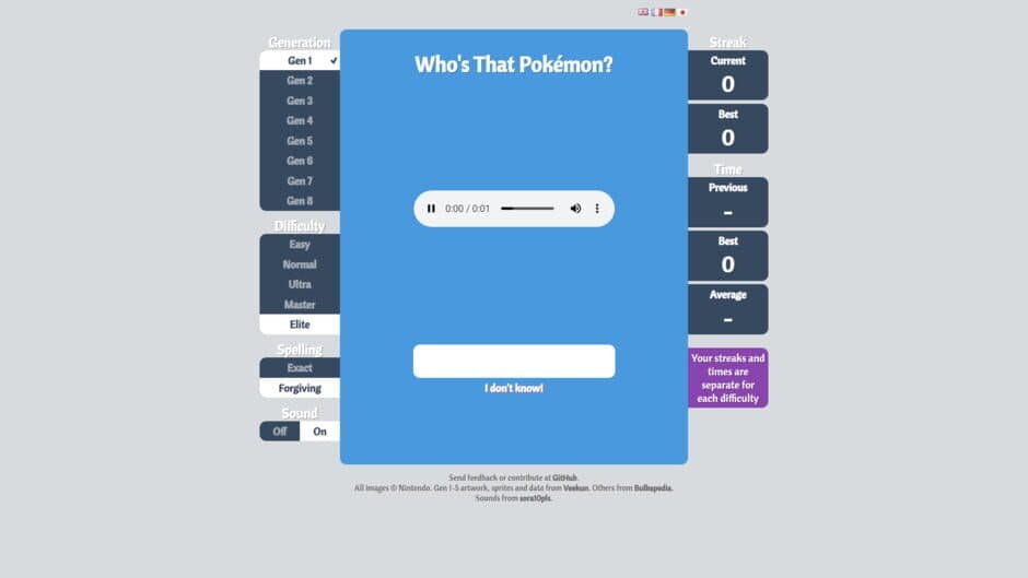 Who's That Pokémon? screenshot 1