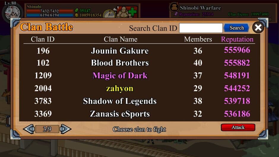 Shinobi Warfare screenshot 2