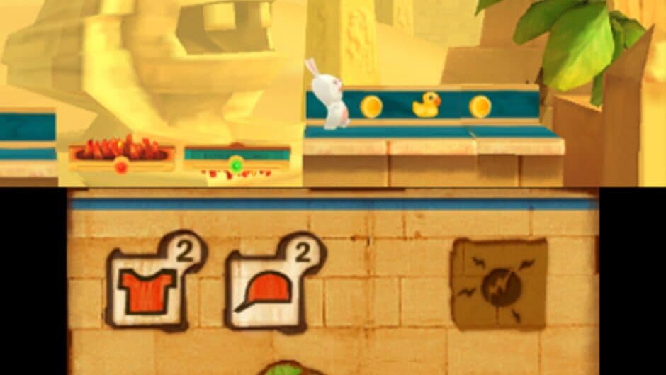 Rabbids Travel in Time 3D screenshot 1