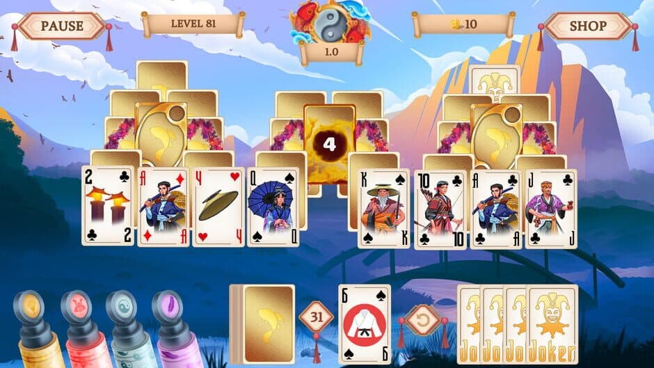Samurai Solitaire: Threads of Fate screenshot 2