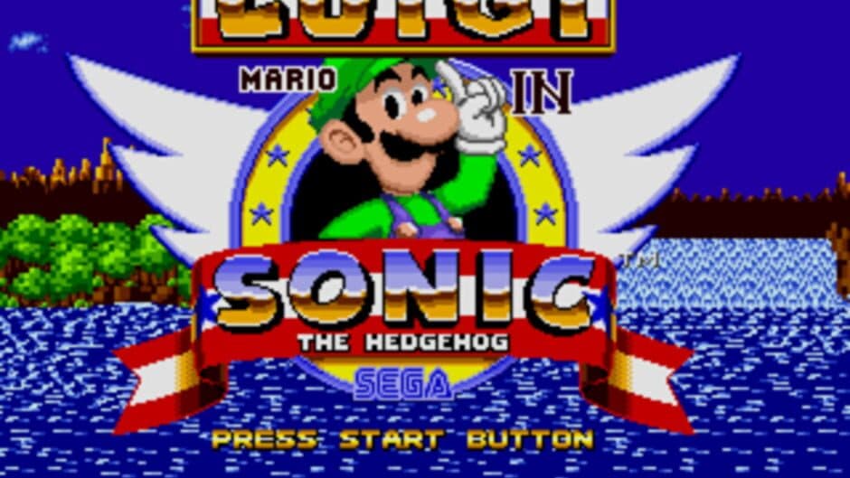 Luigi in Sonic the Hedgehog screenshot 2