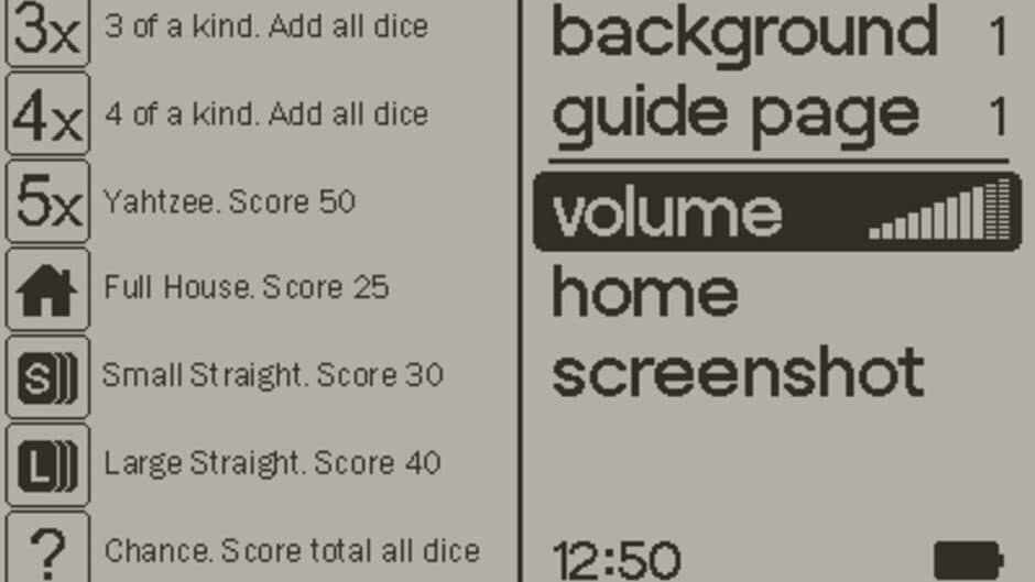 Yoshimi Yahtzee screenshot 3