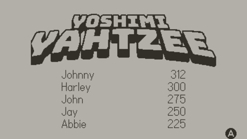 Yoshimi Yahtzee screenshot 2