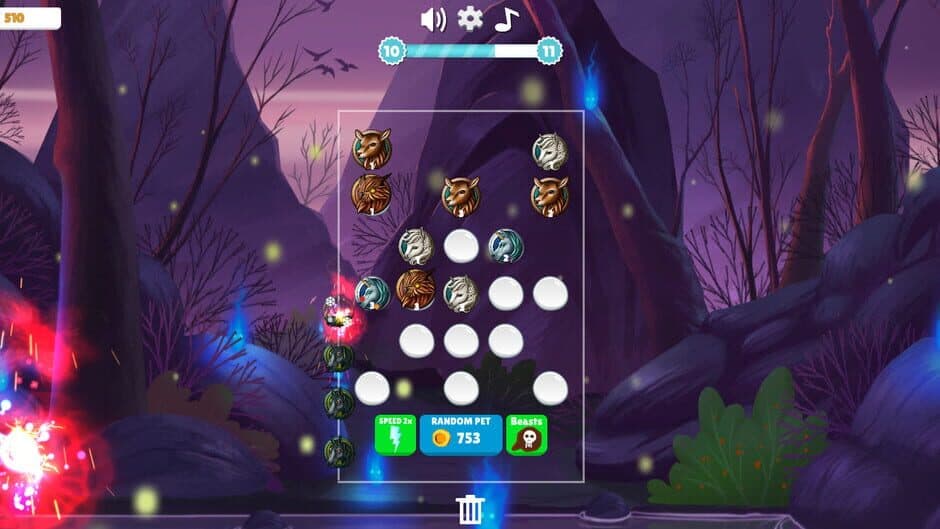Merge Beasts: Defense Game screenshot 1