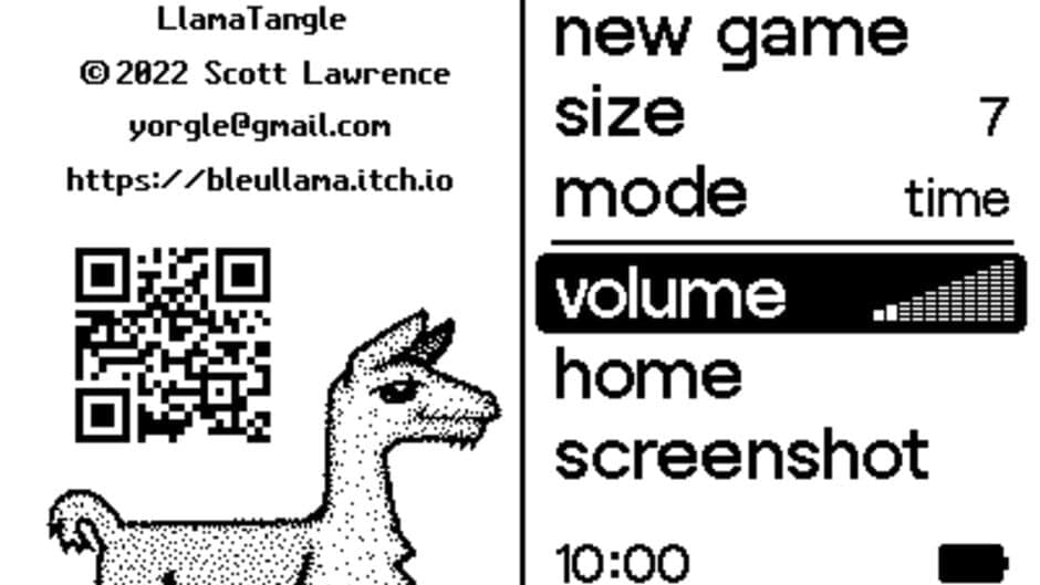 LlamaTangle screenshot 2