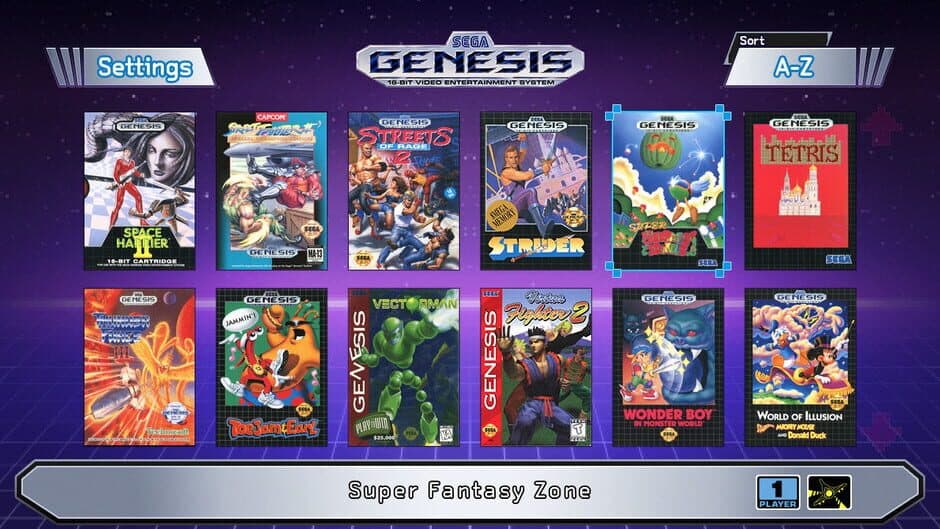 Sega Genesis Mini screenshot 1