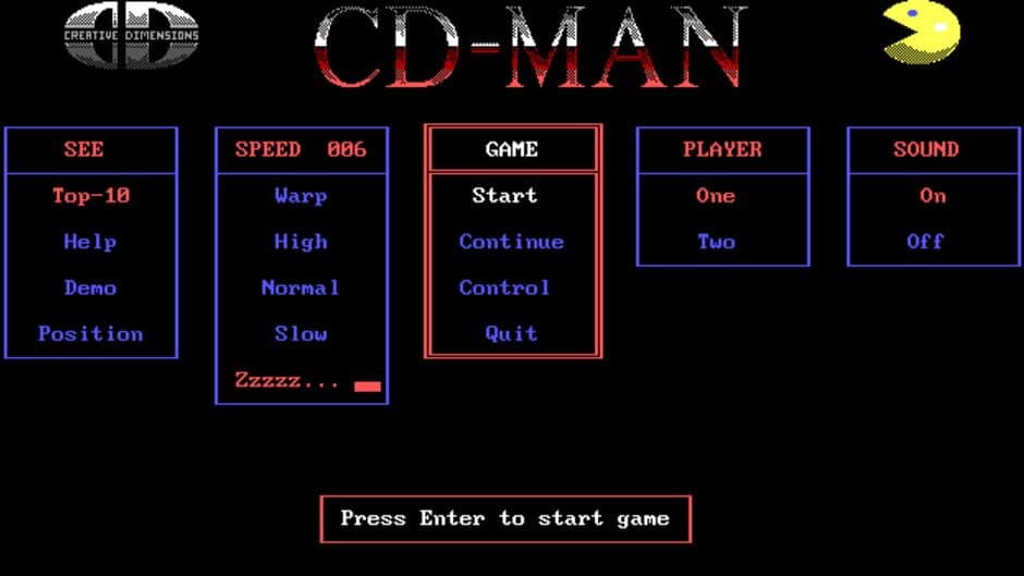 CD-Man screenshot 2