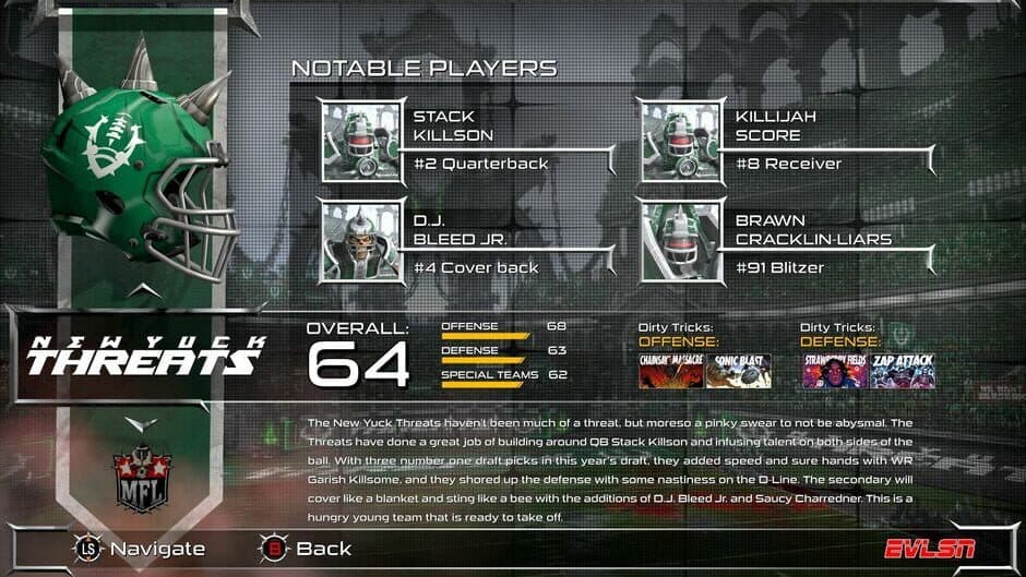 Mutant Football League: New Yuck Threats screenshot 3